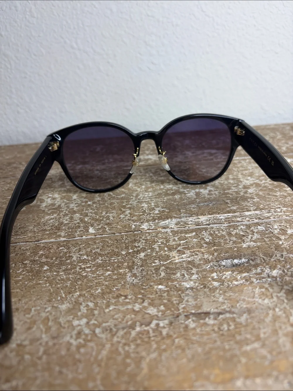 Gucci GG1304SK 001 Sunglasses Women's Black/Havana/Grey Gradient 56mm